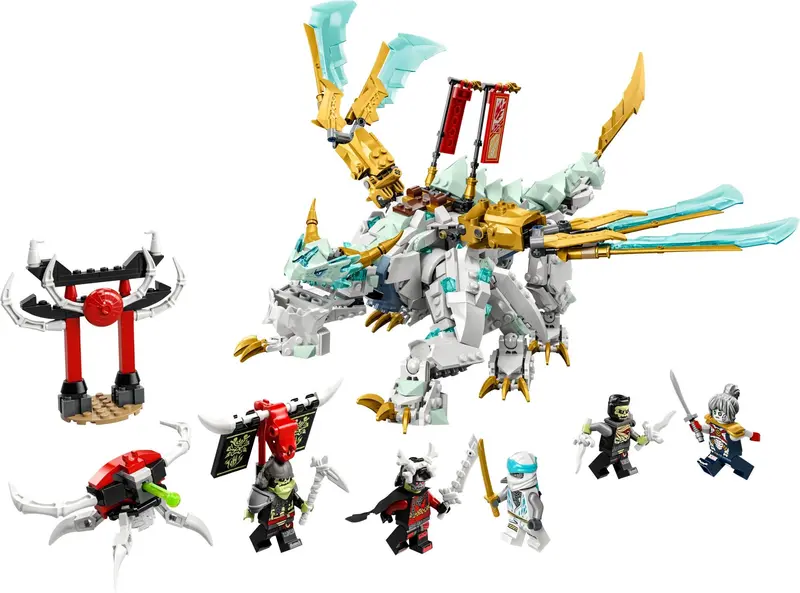 LEGO Ninjago 71786 Zane's Ice Dragon Creature set