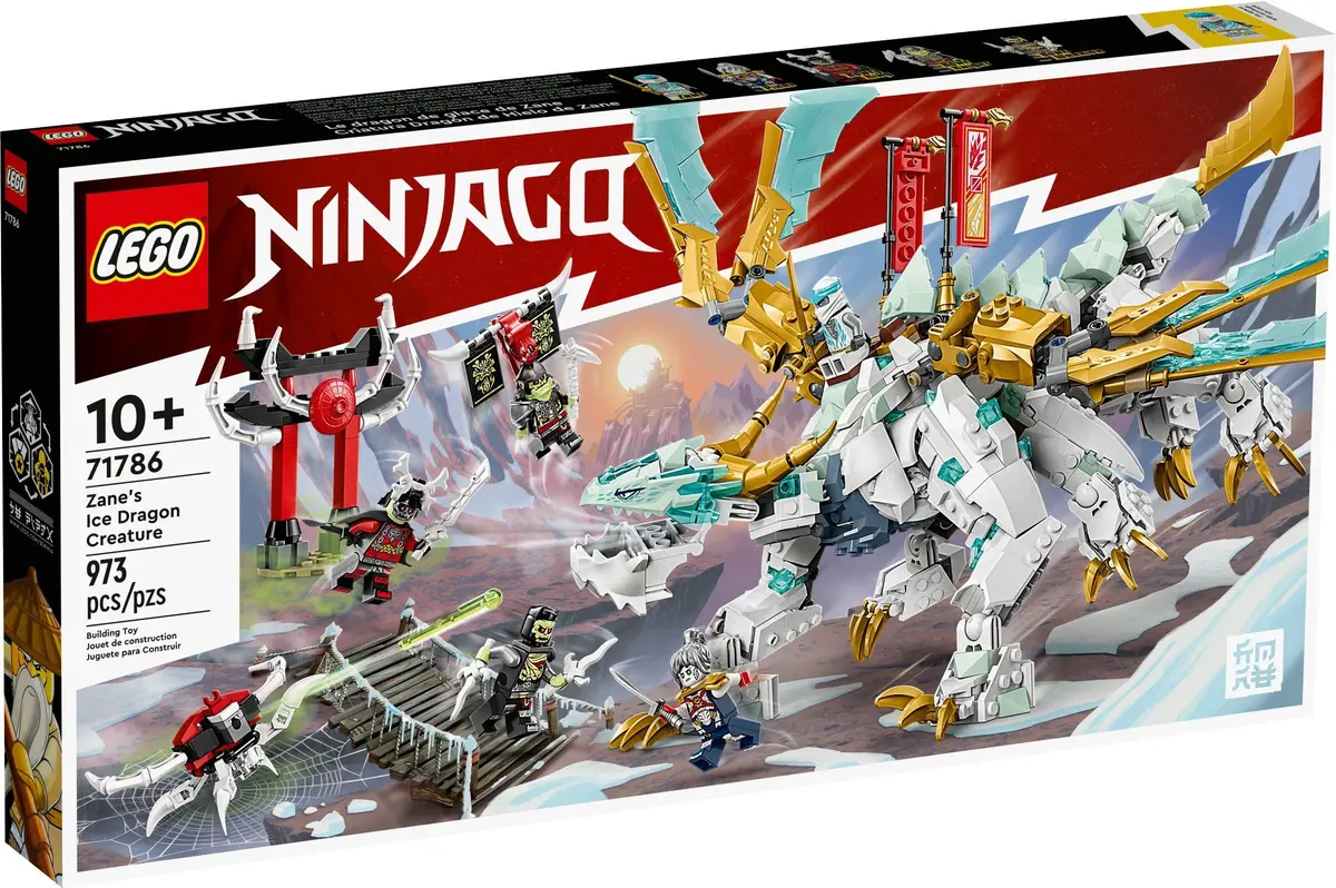 LEGO Ninjago 71786 Zane's Ice Dragon Creature set, image 2