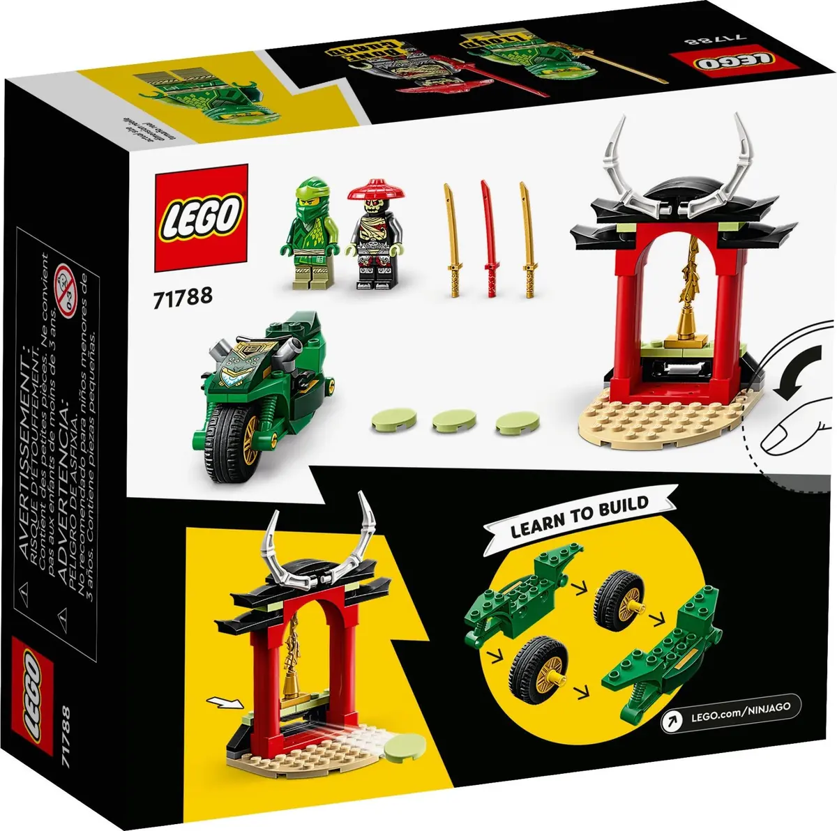 LEGO Ninjago 71788 Lloyd's Ninja Street Bike set, image 7
