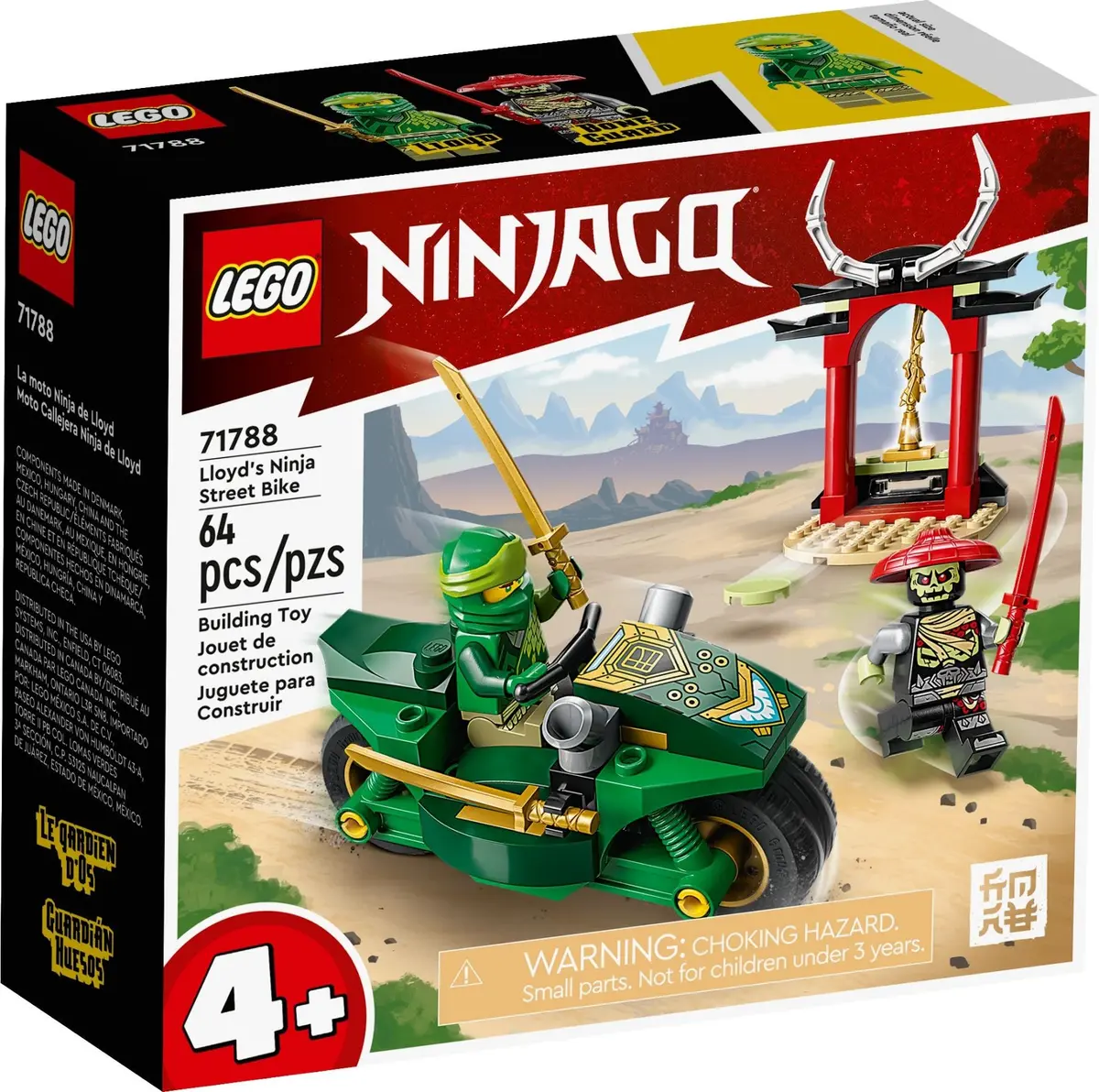 LEGO Ninjago 71788 Lloyd's Ninja Street Bike set, image 2