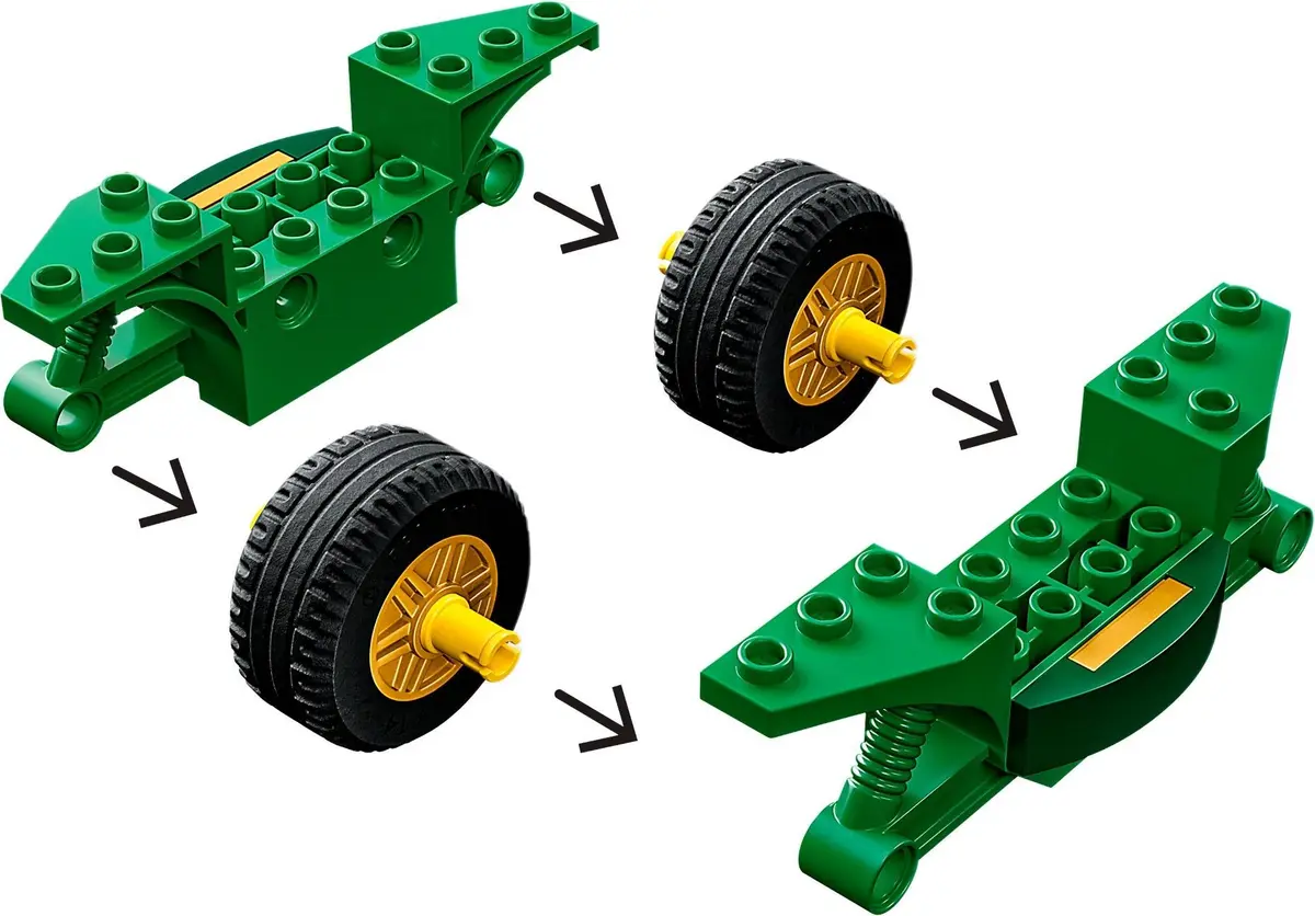 LEGO Ninjago 71788 Lloyd's Ninja Street Bike set, image 5