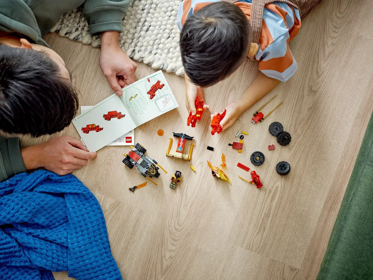 LEGO Ninjago 71789 Kai and Ras's Car and Bike Battle set, image 7