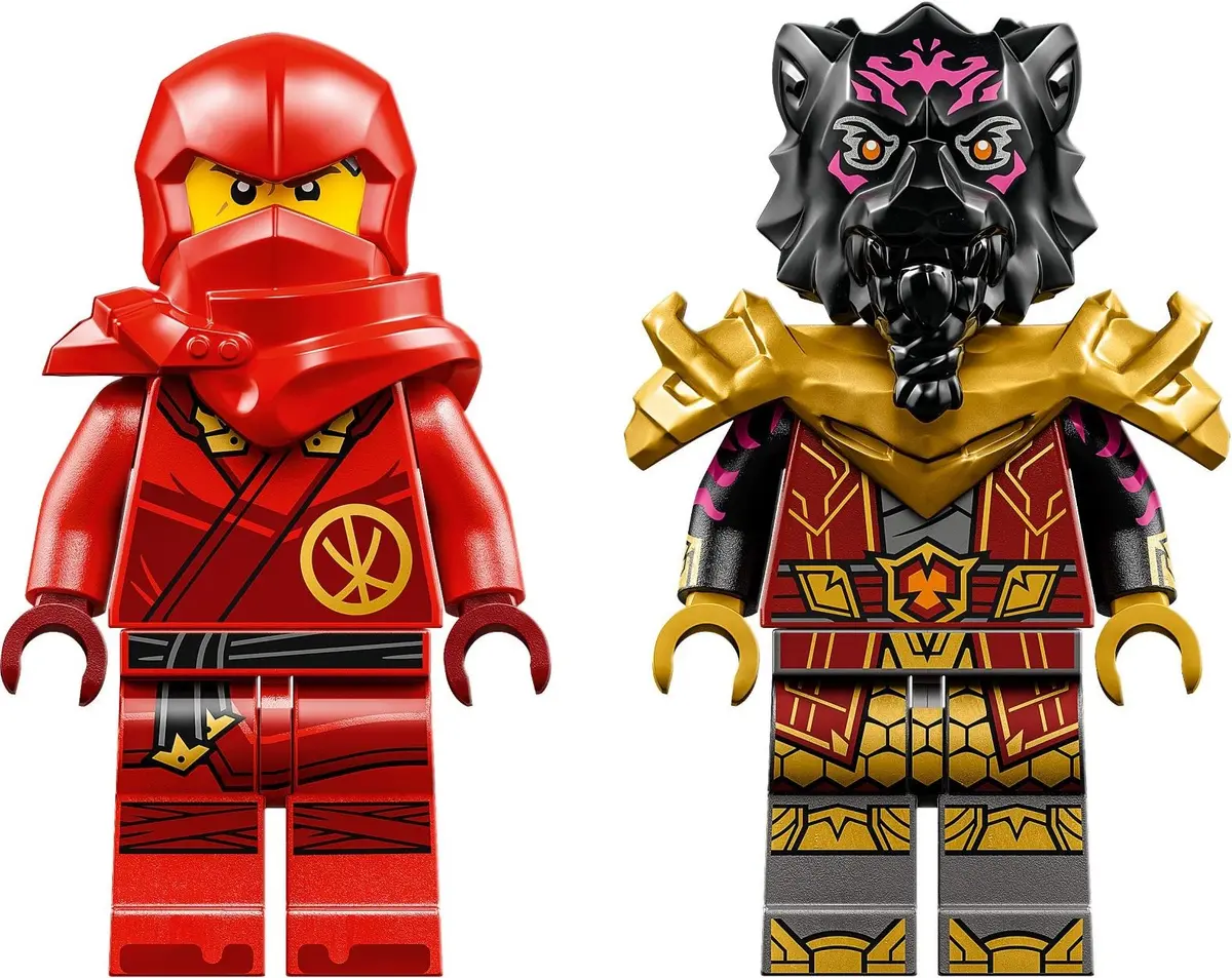 LEGO Ninjago 71789 Kai and Ras's Car and Bike Battle set, image 5
