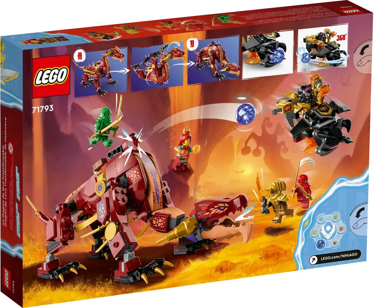 LEGO Ninjago 71793 Heatwave Transforming Lava Dragon set, image 10