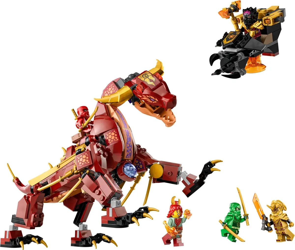 LEGO Ninjago 71793 Heatwave Transforming Lava Dragon set