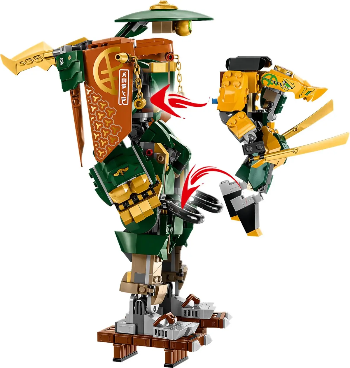 LEGO Ninjago 71794 Lloyd and Arin's Ninja Team Mechs set, image 4