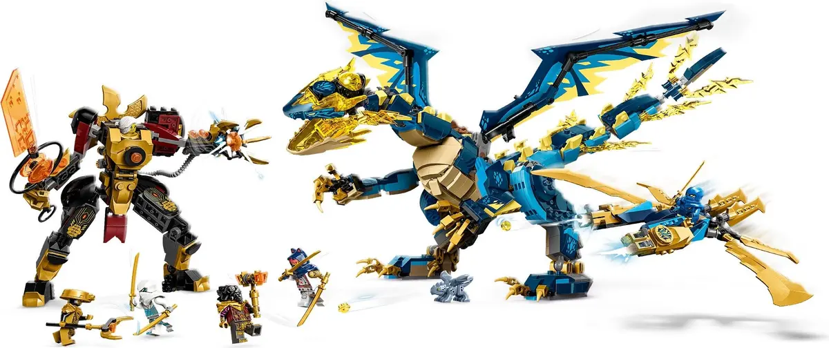 LEGO Ninjago 71796 Elemental Dragon vs. The Empress Mech set, image 3