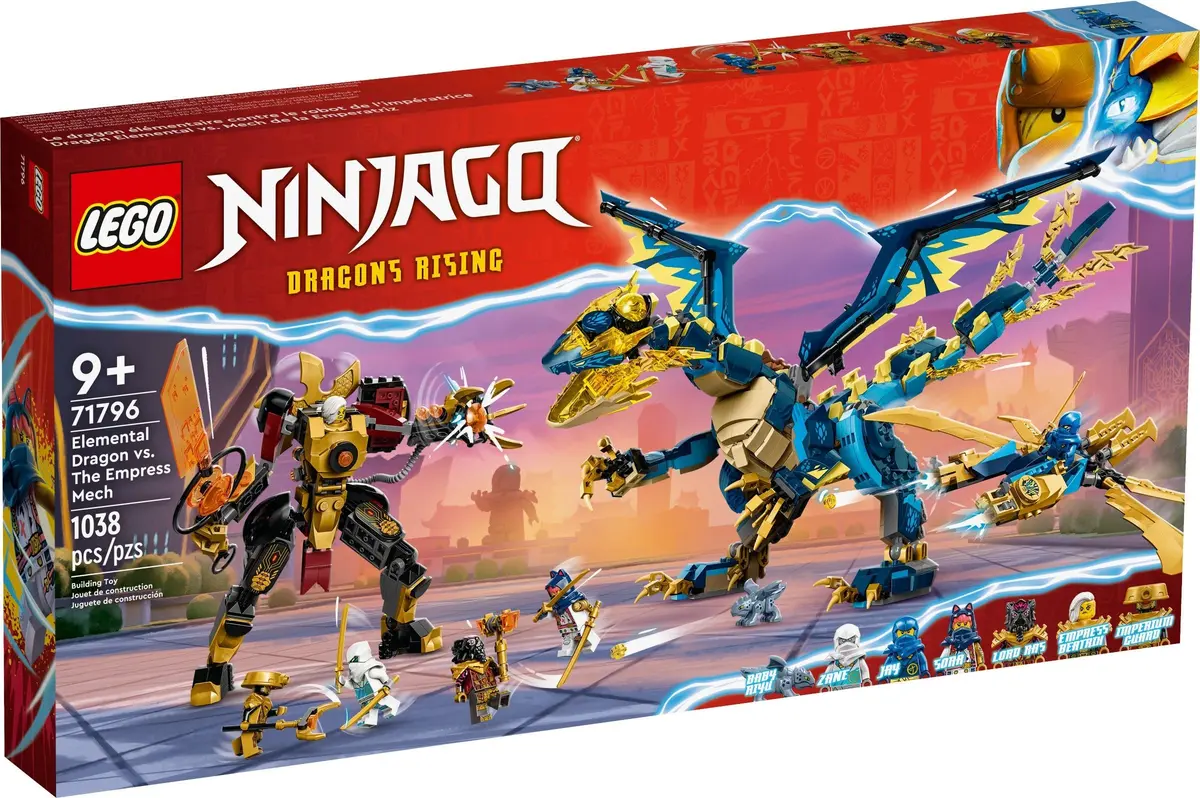 LEGO Ninjago 71796 Elemental Dragon vs. The Empress Mech set, image 2