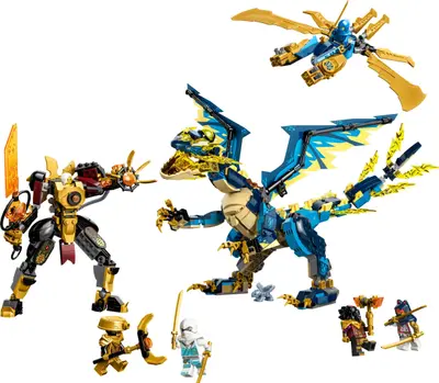 LEGO Ninjago 71796 Elemental Dragon vs. The Empress Mech set