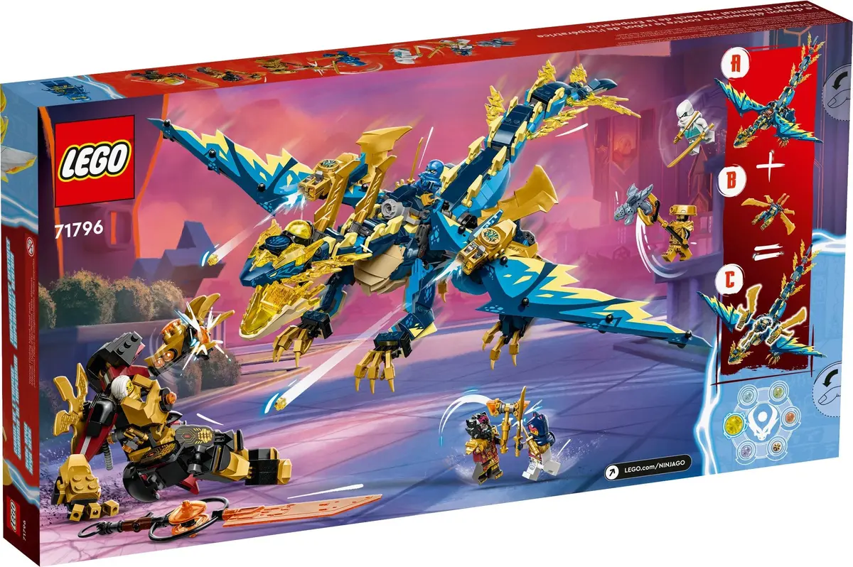 LEGO Ninjago 71796 Elemental Dragon vs. The Empress Mech set, image 6
