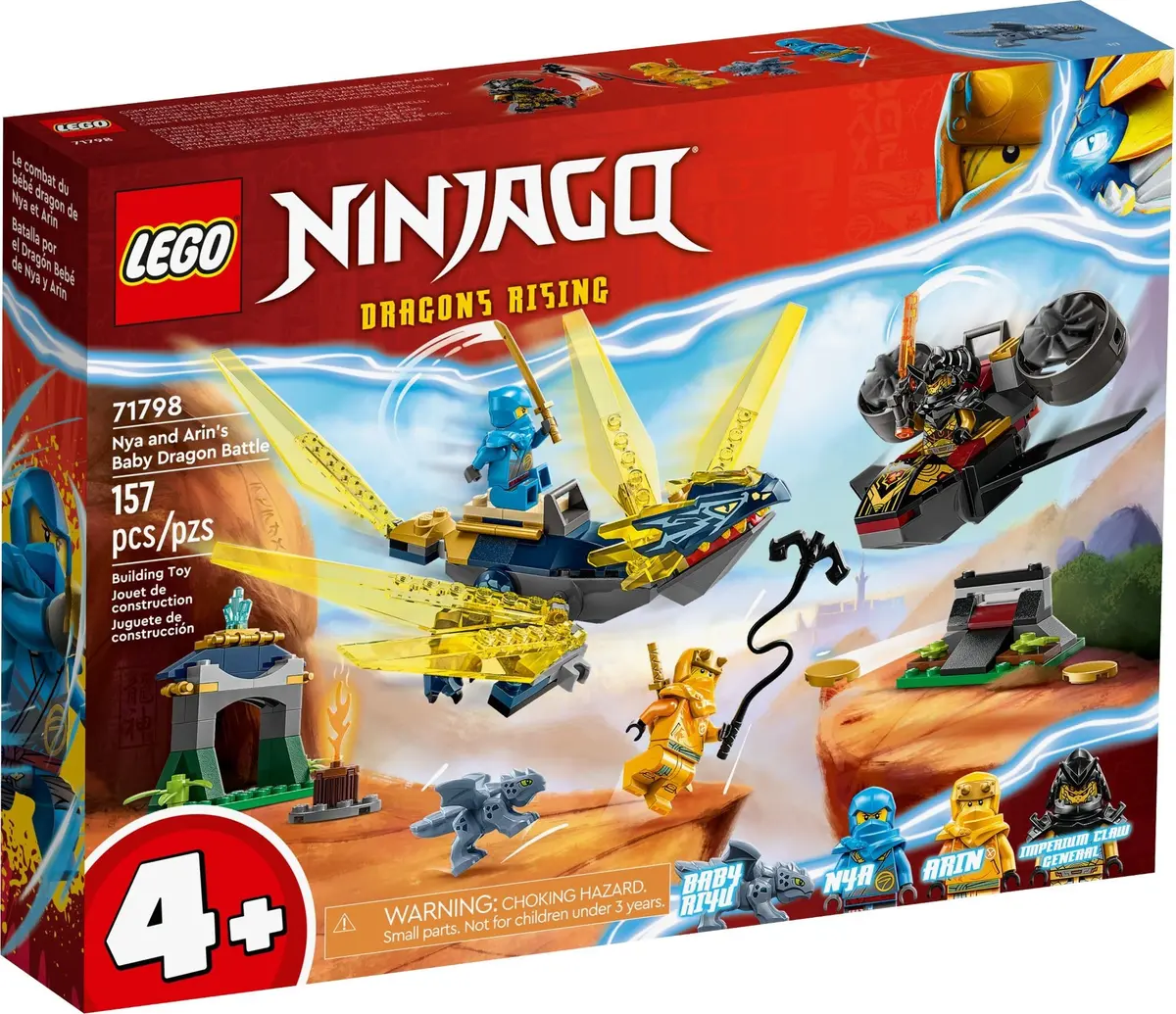 LEGO Ninjago 71798 Nya and Arin's Baby Dragon Battle set, image 2