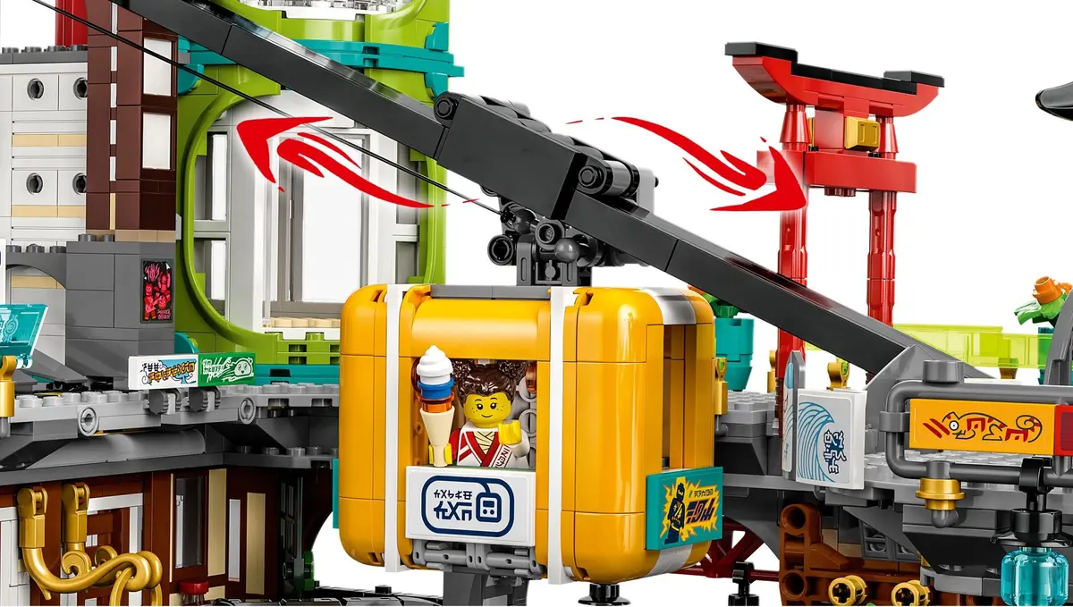 LEGO Ninjago 71799 NINJAGO City Markets set, image 11