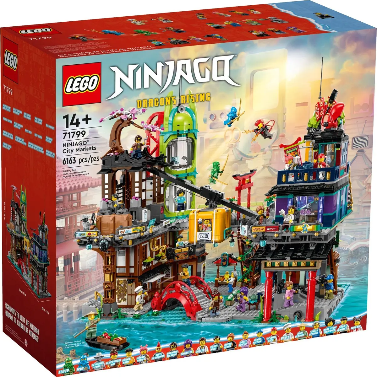 LEGO Ninjago 71799 NINJAGO City Markets set, image 2