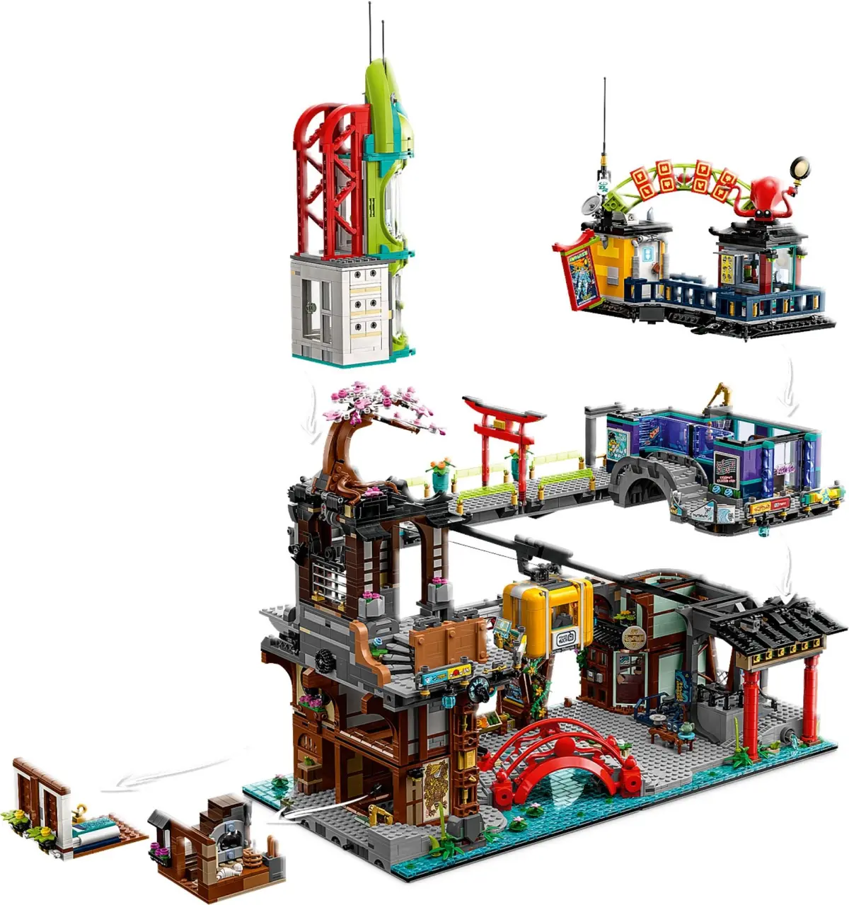 LEGO Ninjago 71799 NINJAGO City Markets set, image 9