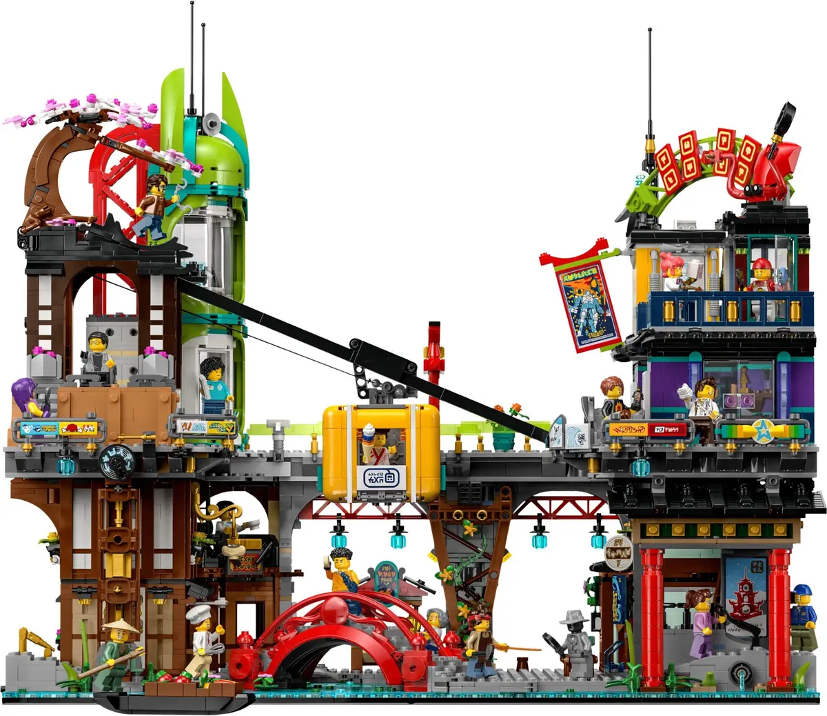 LEGO Ninjago 71799 NINJAGO City Markets set, image 6