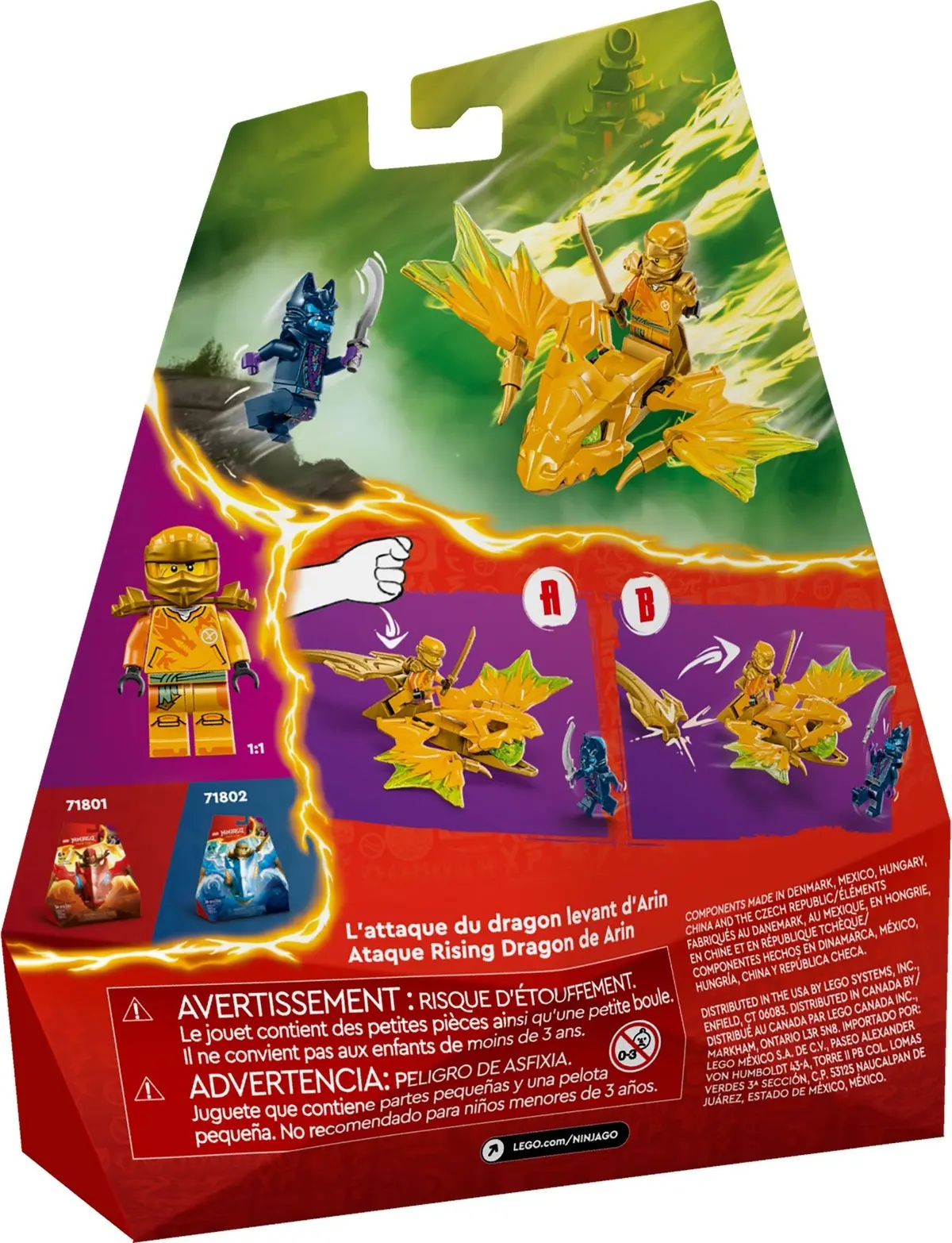 LEGO Ninjago 71803 Arin's Rising Dragon Strike set, image 4