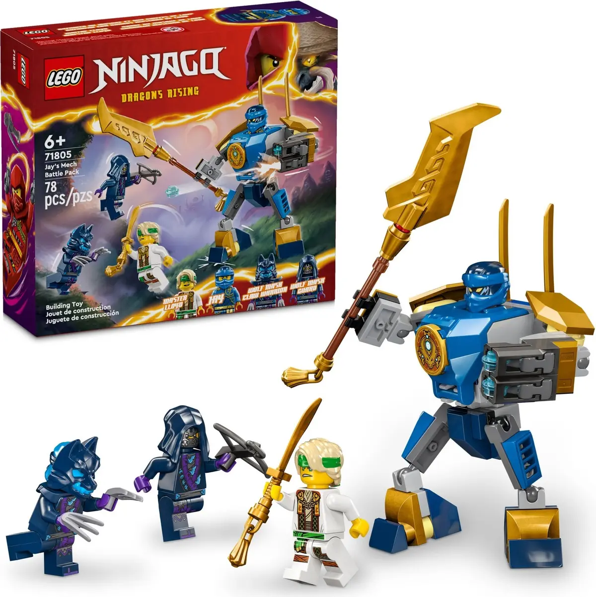 LEGO Ninjago 71805 Jay's Mech Battle Pack set, image 2