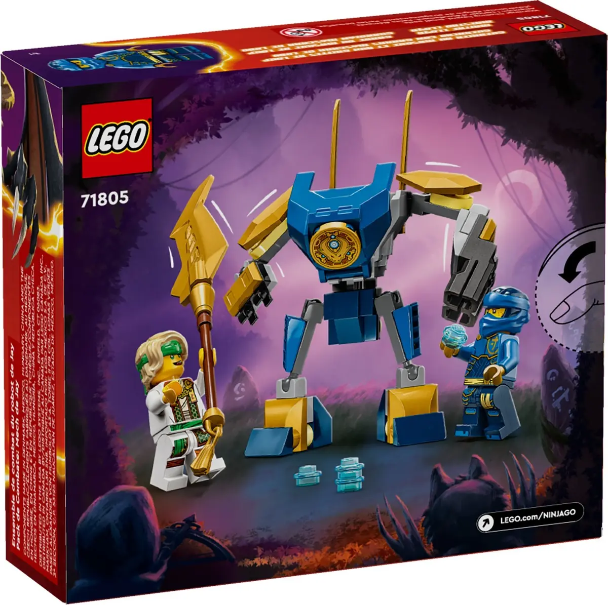 LEGO Ninjago 71805 Jay's Mech Battle Pack set, image 5