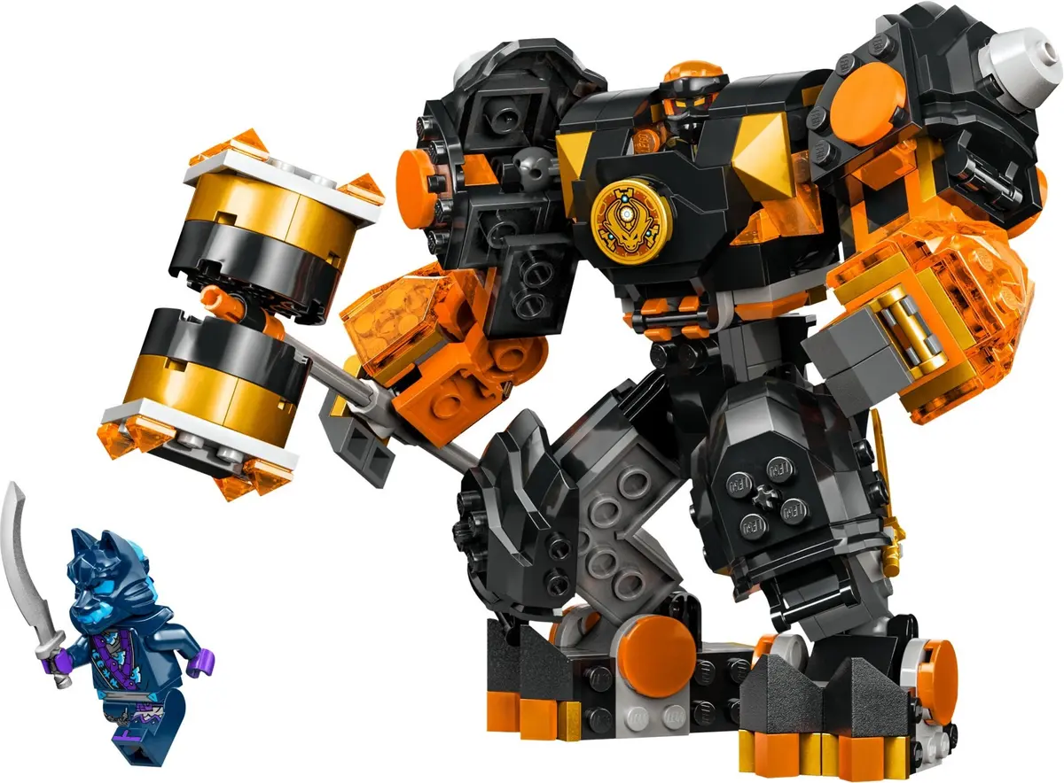 LEGO Ninjago 71806 Cole's Elemental Earth Mech set