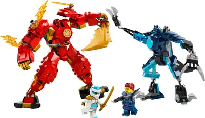 LEGO Ninjago 71808 Kai's Elemental Fire Mech set