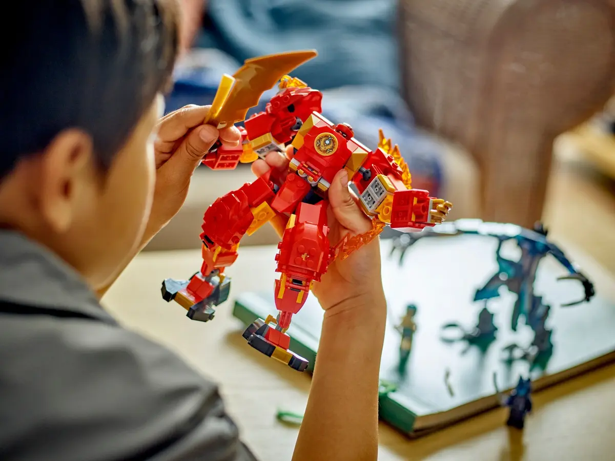 LEGO Ninjago 71808 Kai's Elemental Fire Mech set, image 6
