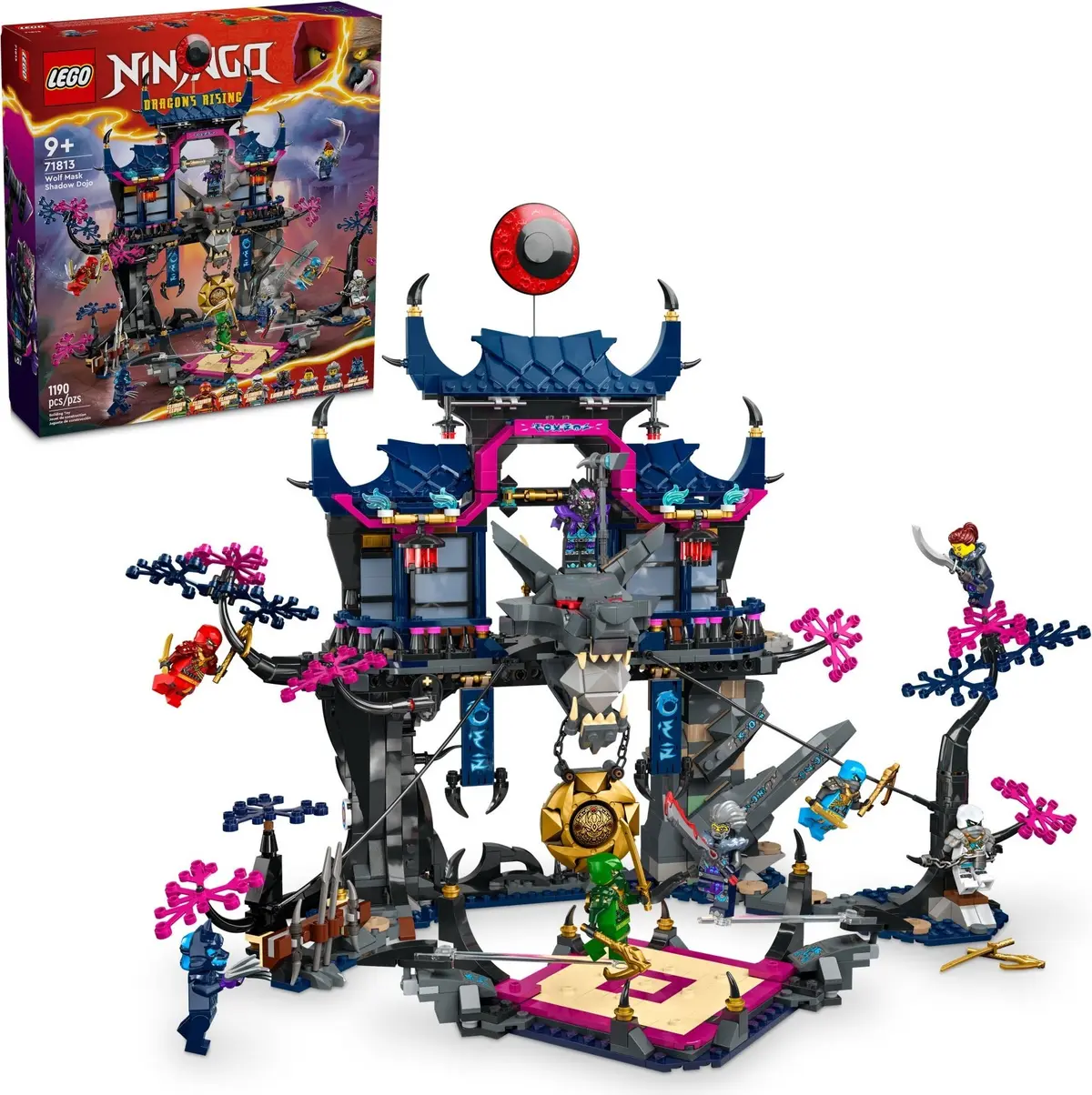 LEGO Ninjago 71813 Wolf Mask Shadow Dojo set, image 2