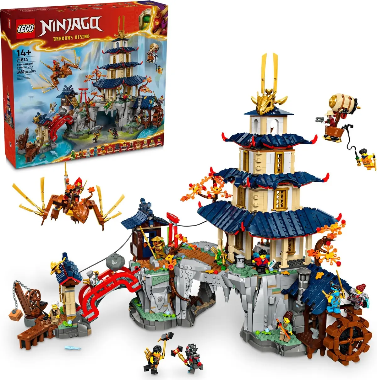 LEGO Ninjago 71814 Tournament Temple City set, image 8