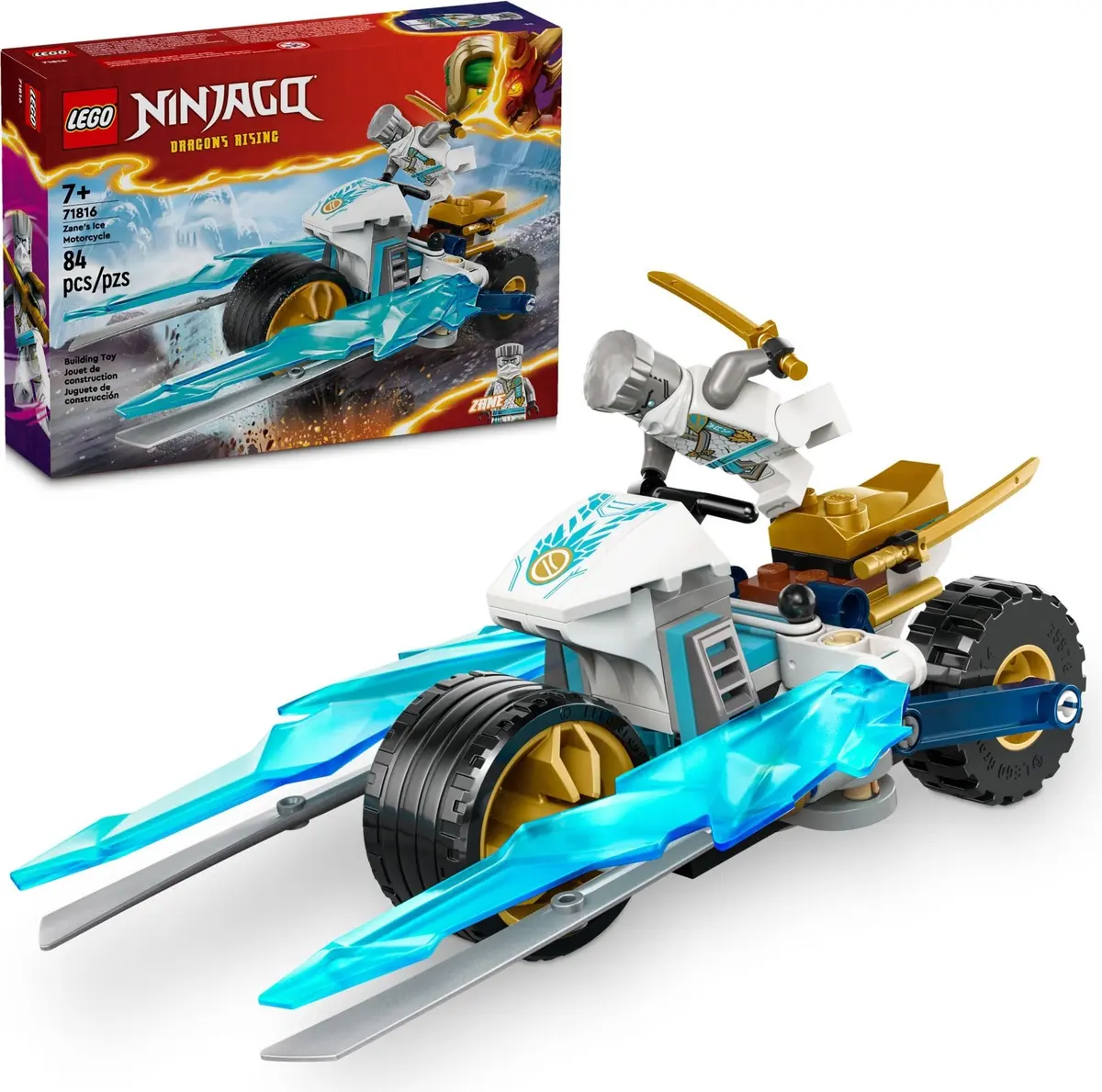 LEGO Ninjago 71816 Zane's Ice Motorcycle set, image 5