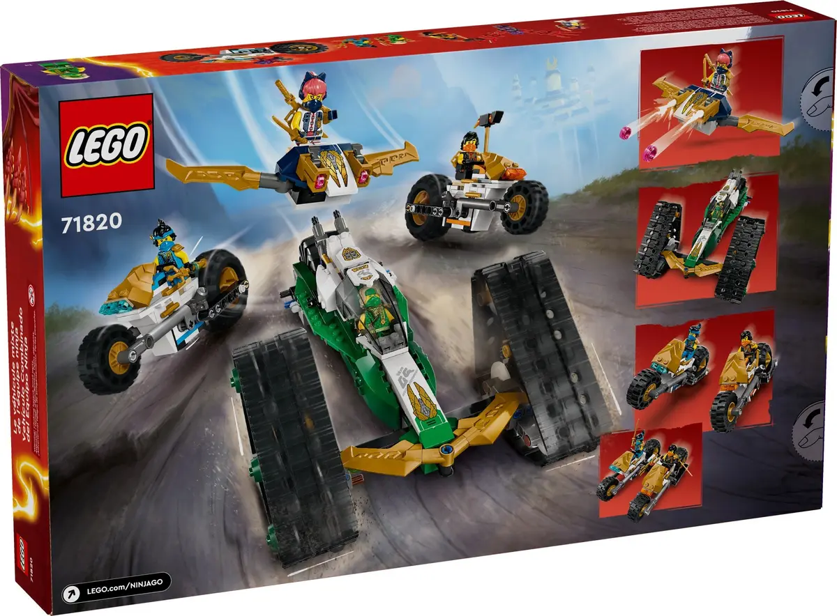 LEGO Ninjago 71820 Ninja Team Combo Vehicle set, image 8