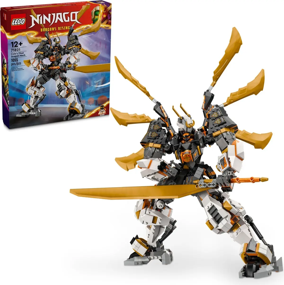 LEGO Ninjago 71821 Cole's Titan Dragon Mech set, image 5