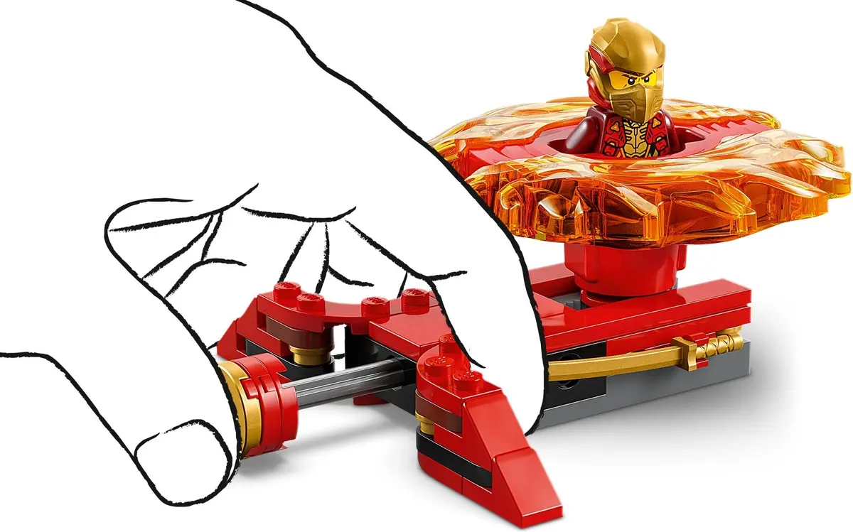 LEGO Ninjago 71823 Kai's Dragon Spinjitzu Spinner set, image 8