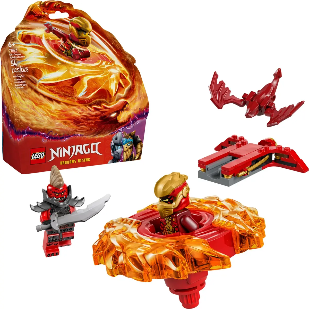 LEGO Ninjago 71823 Kai's Dragon Spinjitzu Spinner set, image 3