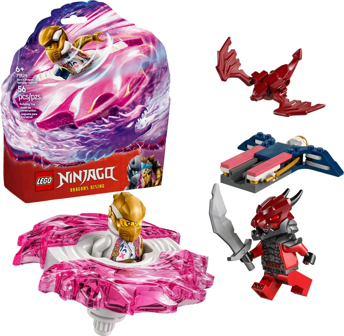 LEGO Ninjago 71824 Sora's Dragon Spinjitzu Spinner set, image 3