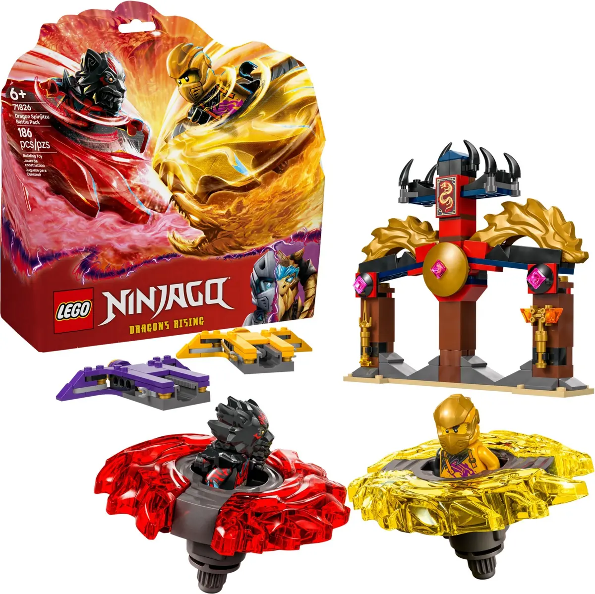 LEGO Ninjago 71826 Dragon Spinjitzu Battle Pack set, image 3