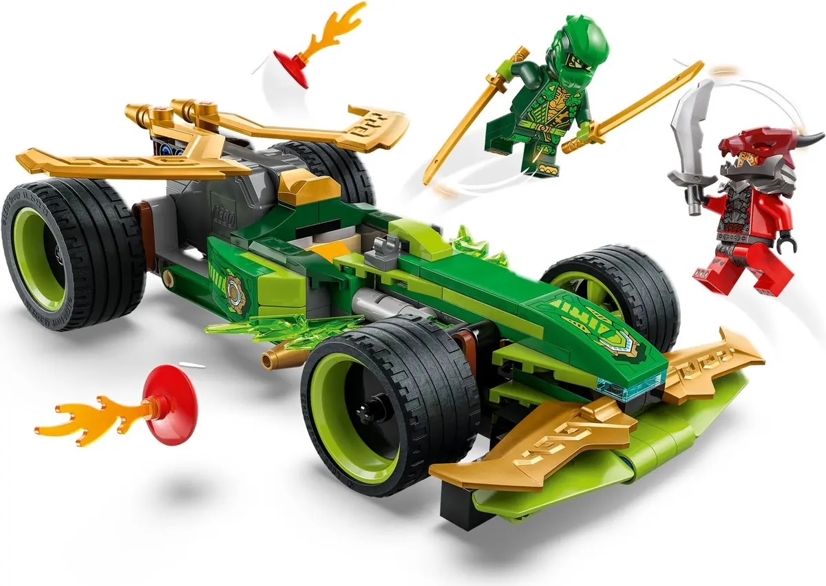 LEGO Ninjago 71828 Lloyd's Pull-Back Race Car set, image 7