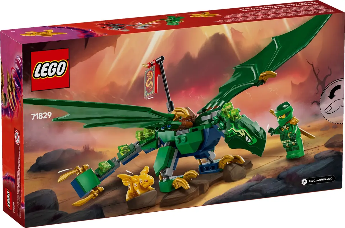 LEGO Ninjago 71829 Lloyd's Green Forest Dragon set, image 2
