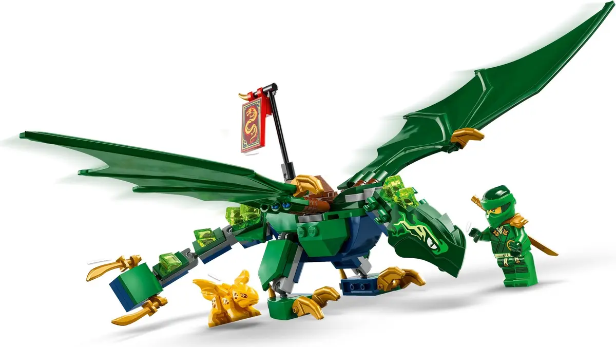 LEGO Ninjago 71829 Lloyd's Green Forest Dragon set, image 8