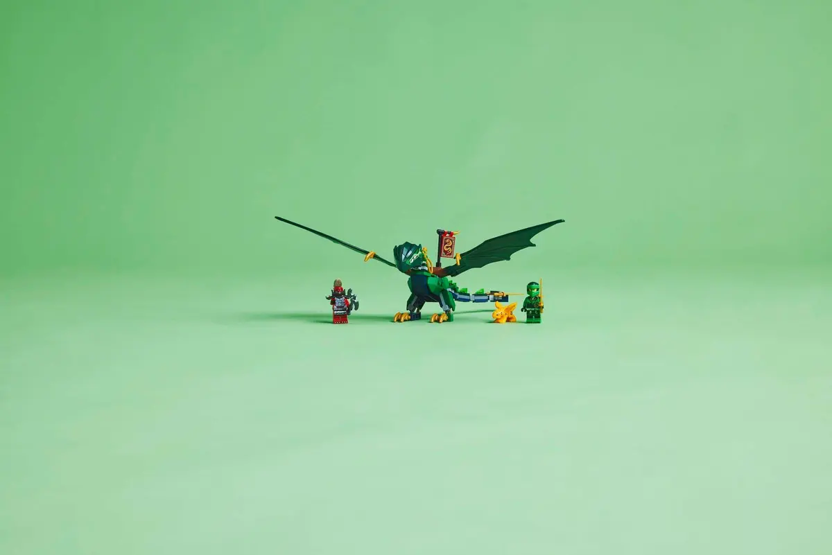 LEGO Ninjago 71829 Lloyd's Green Forest Dragon set, image 6