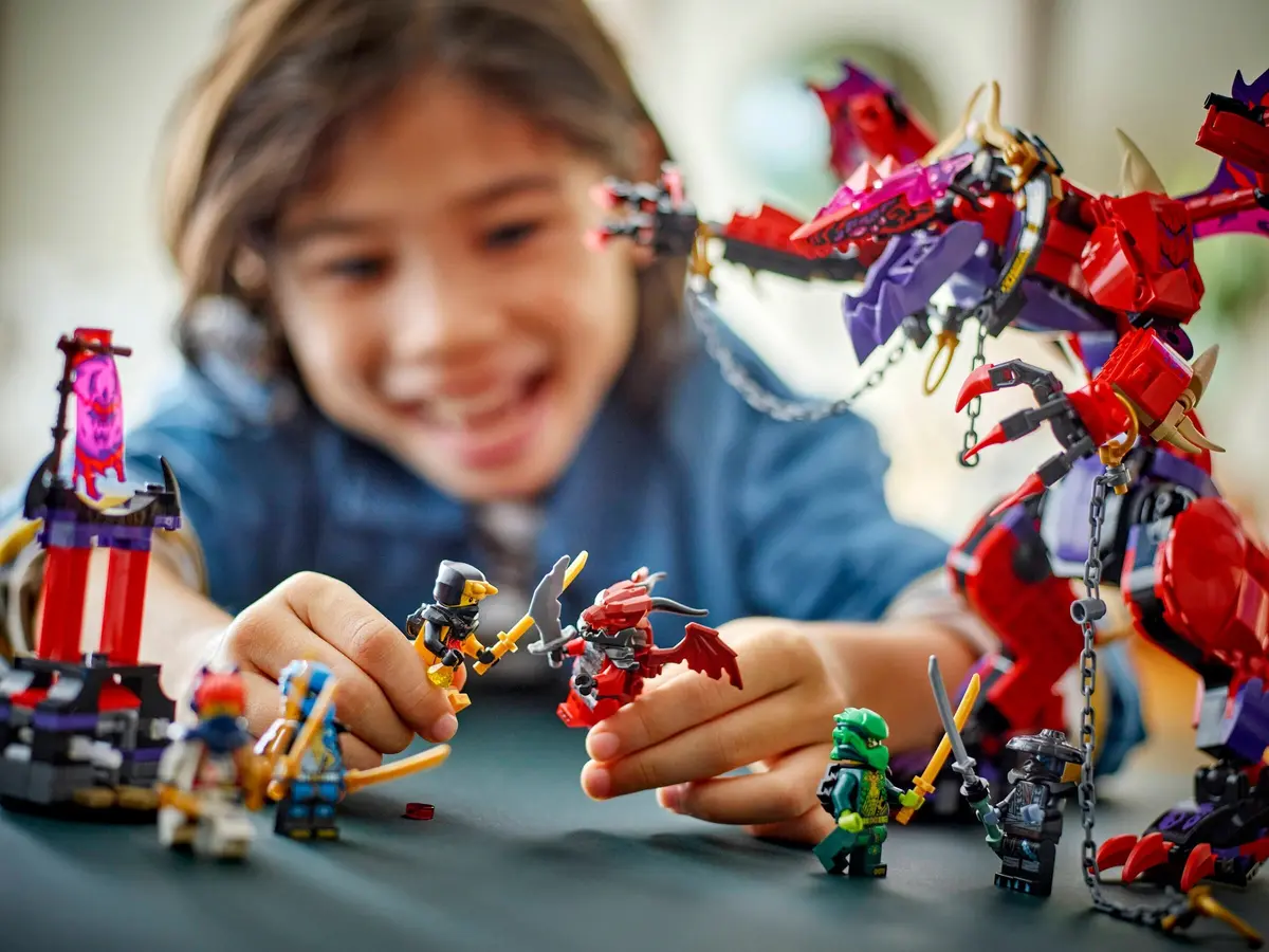 LEGO Ninjago 71832 Thunderfang Dragon of Chaos set, image 5