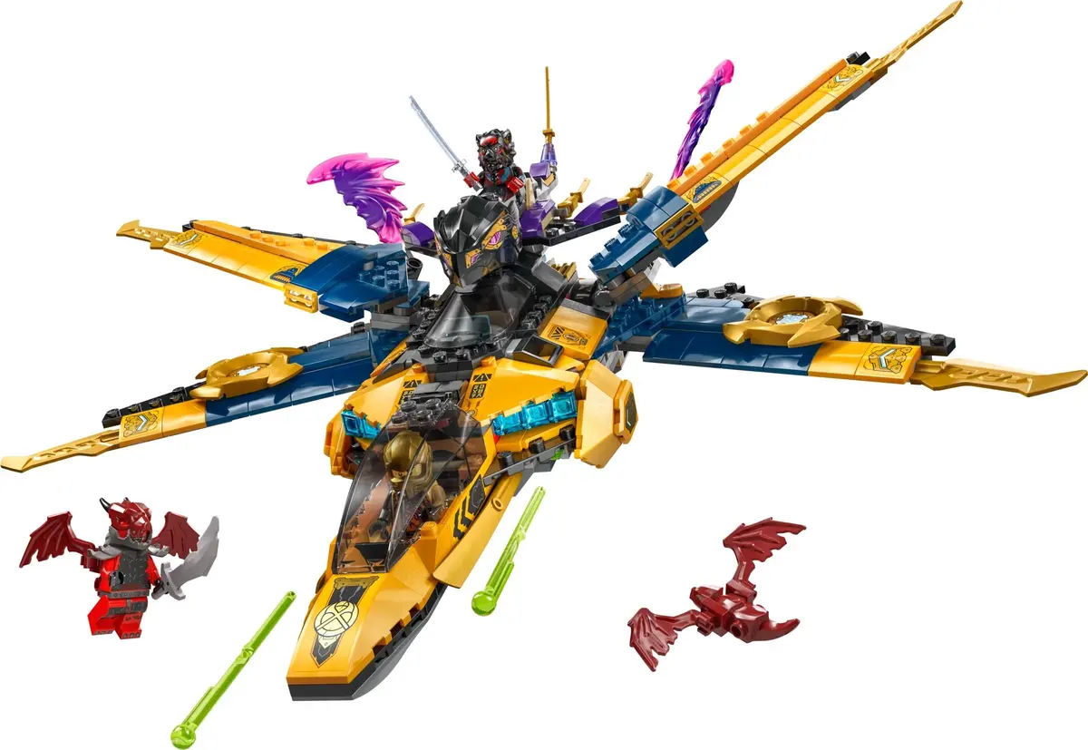 LEGO Ninjago 71833 Ras and Arin's Super Storm Jet set