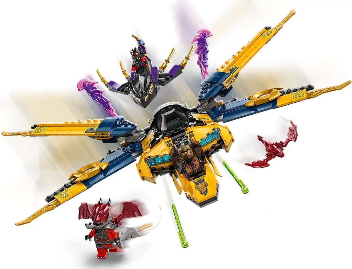 LEGO Ninjago 71833 Ras and Arin's Super Storm Jet set, image 9