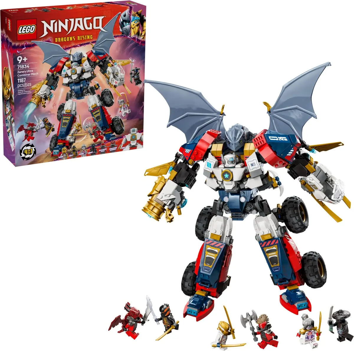 LEGO Ninjago 71834 Zane's Ultra Combiner Mech set, image 3