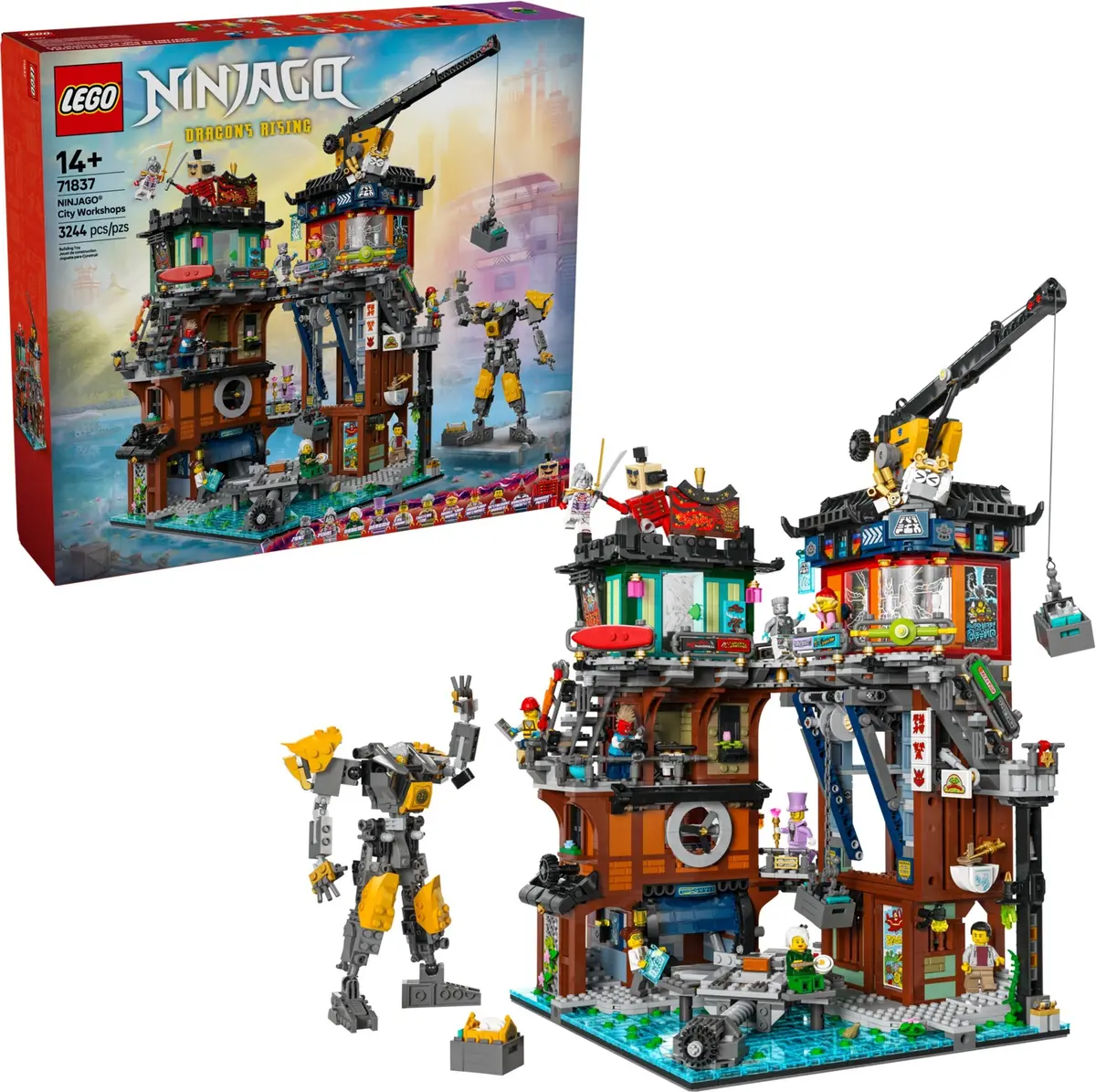 LEGO Ninjago 71837 NINJAGO City Workshops set, image 3
