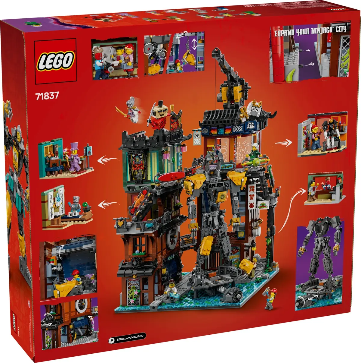 LEGO Ninjago 71837 NINJAGO City Workshops set, image 2