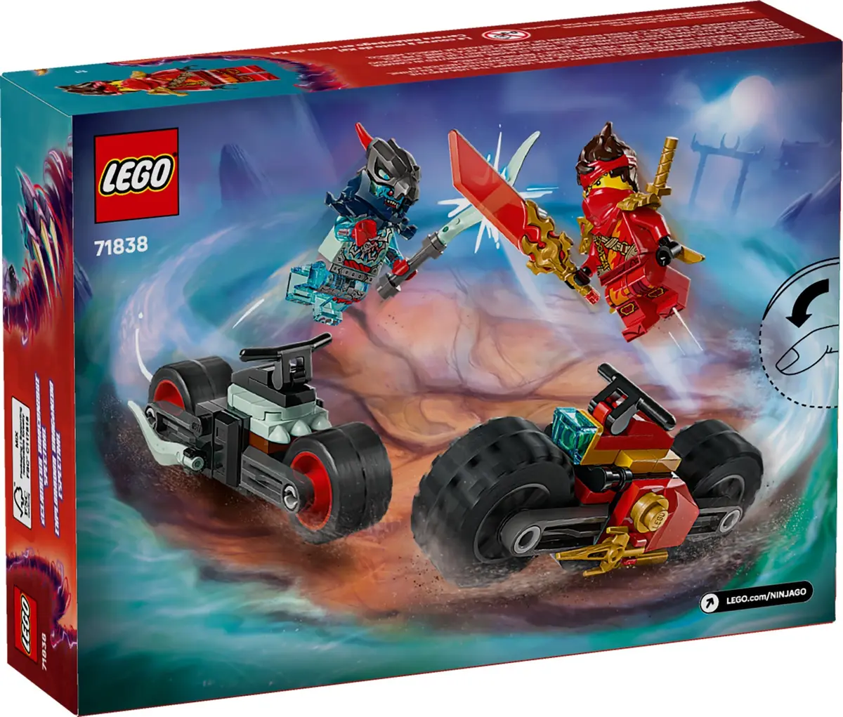 LEGO Ninjago 71838 Kai's Motorcycle Speed Race set, image 2