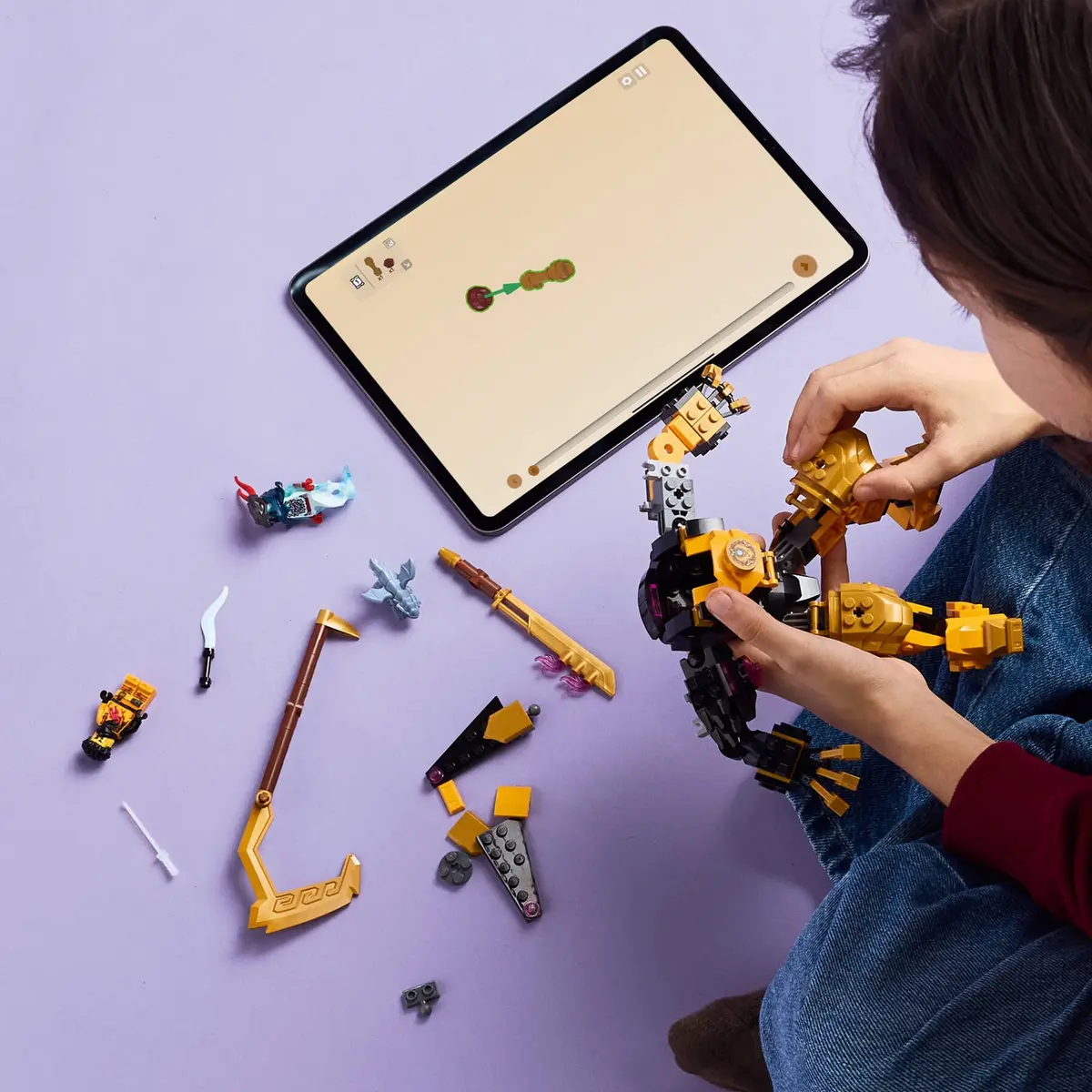 LEGO Ninjago 71839 Arin's Spinjitzu Battle Mech set, image 4