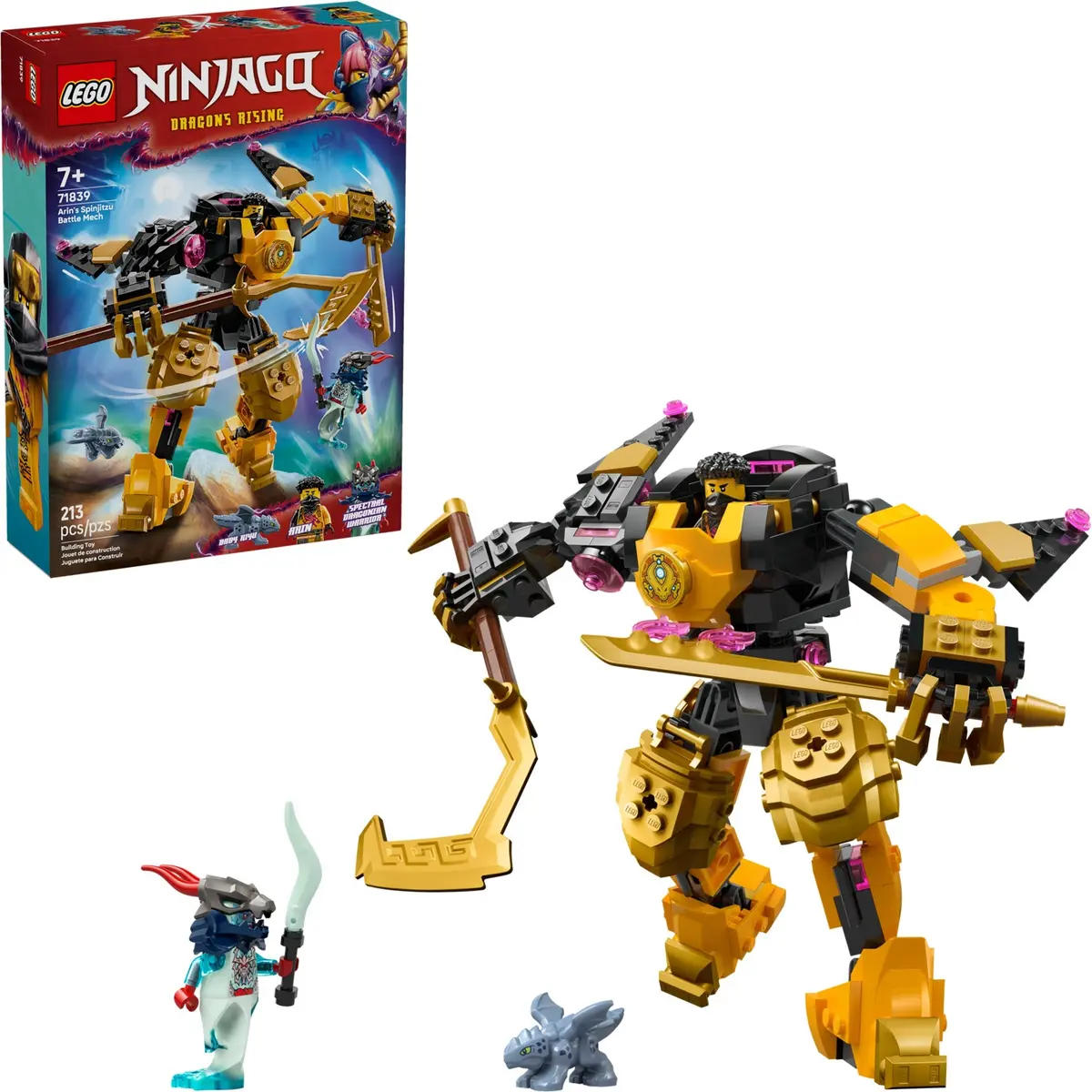LEGO Ninjago 71839 Arin's Spinjitzu Battle Mech set, image 3