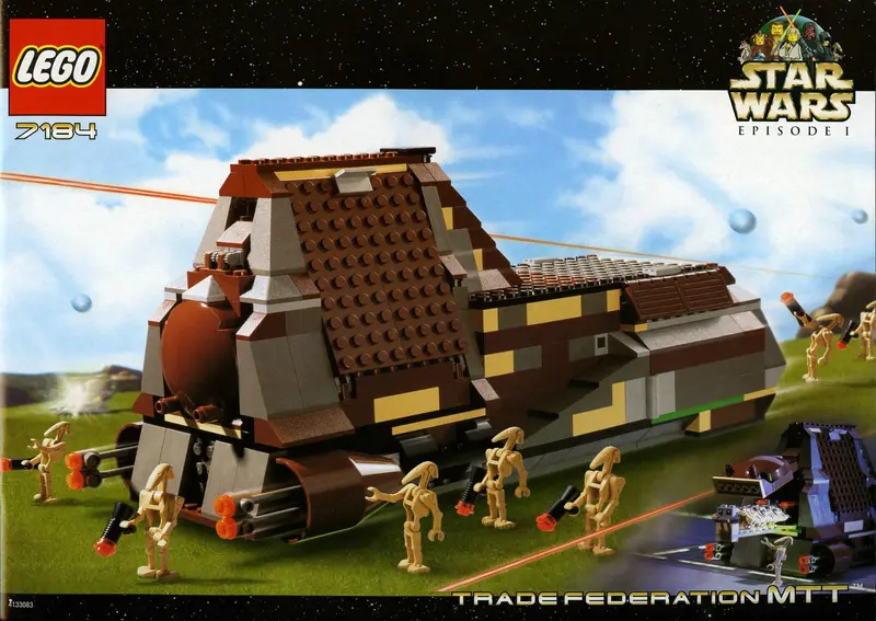 LEGO Star Wars 7184 Trade Federation MTT set
