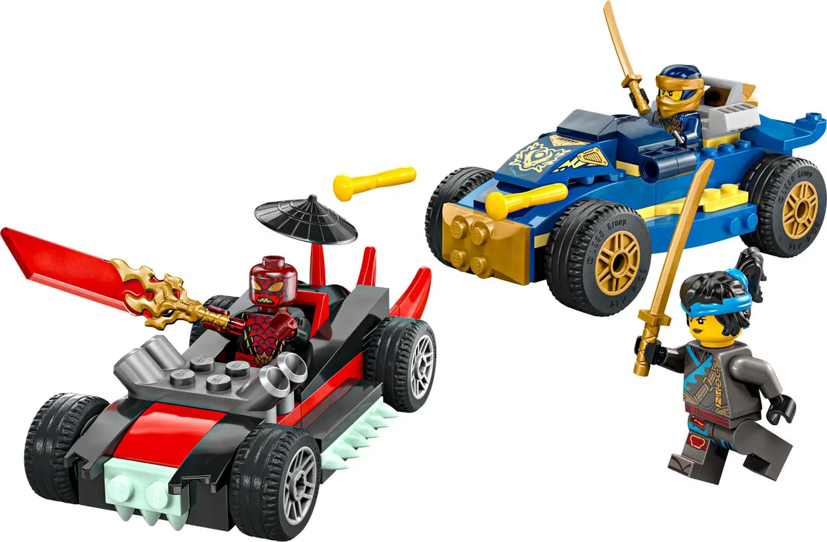 LEGO Ninjago 71840 Rogue vs. Drix Race Car Duel set
