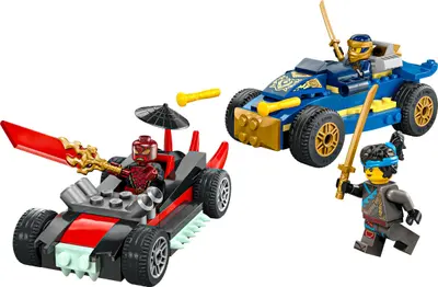 LEGO Ninjago 71840 Rogue vs. Drix Race Car Duel set
